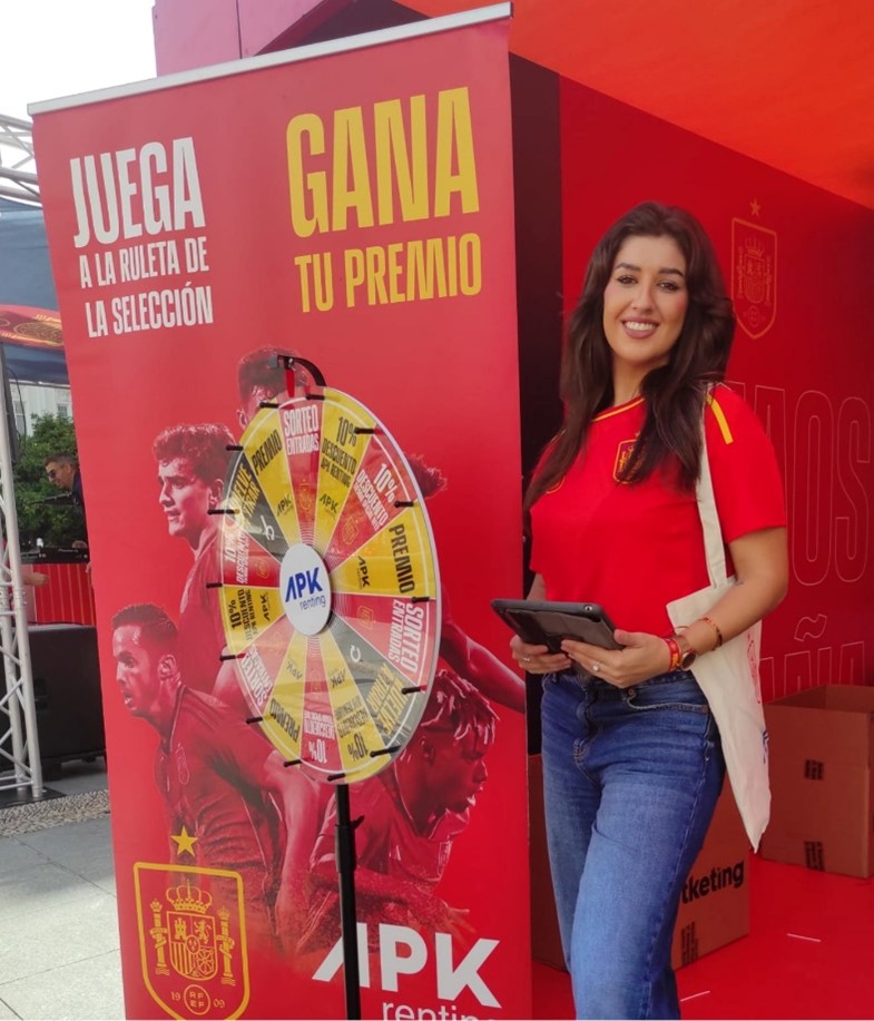 Selección Española de Fútbol y APK Renting, patrocinadores de La Roja, patrocinio La Roja, renting para empresas, particulares y autónomos